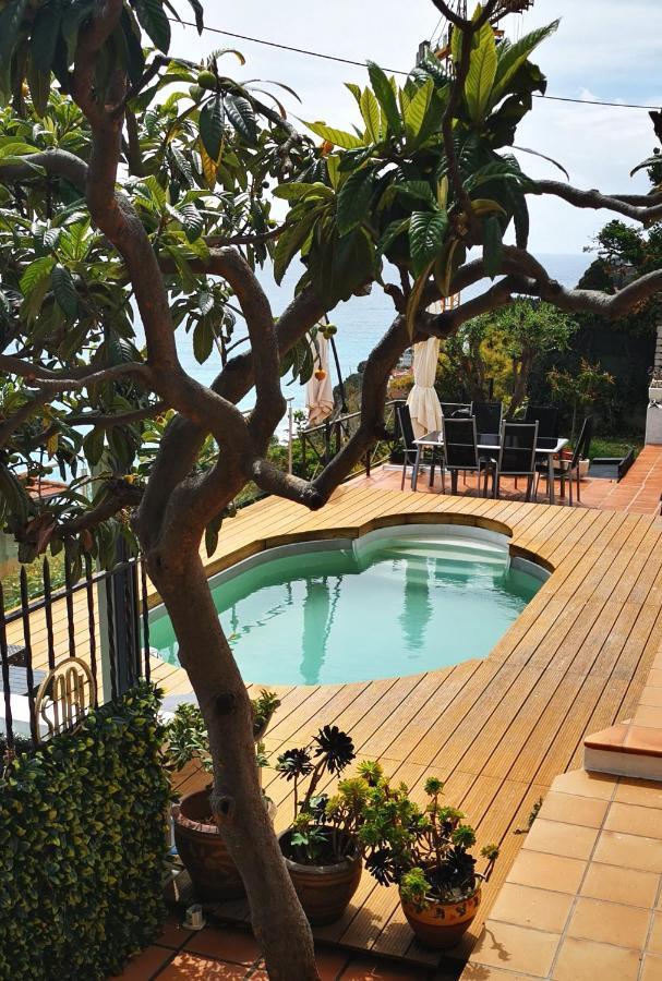 Vue magnifique avec piscine privée et sauna à 10min de Monaco Roquebrune-Cap-Martin Extérieur photo