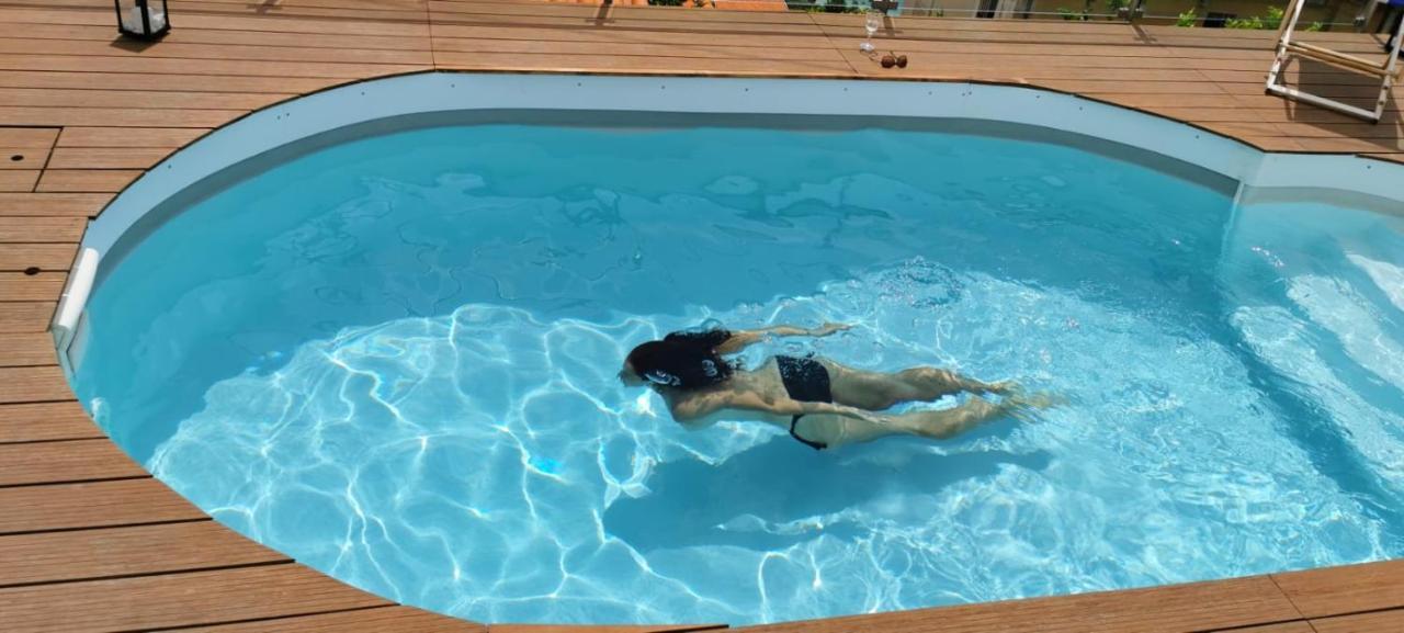 Vue magnifique avec piscine privée et sauna à 10min de Monaco Roquebrune-Cap-Martin Extérieur photo